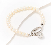 Honora Sterling Silver Beaded Cultured Potato Pearl Bracelet 8-1/2"L